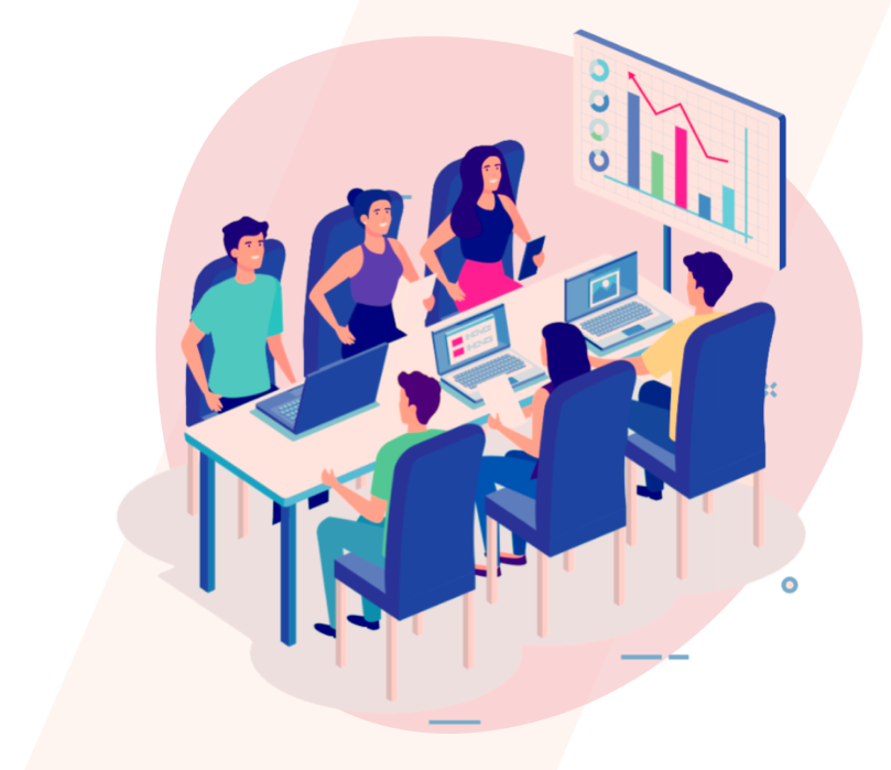 Business Man with Laptop